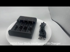 4 slot 18650 caricabatterie ricaricabile 4.2V 2A per batterie Li-ion Ni-MH Ni-CD