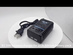 Caricabatterie bilanciatore per pacco batterie agli ioni di litio da 20W 7.4v 11.1v