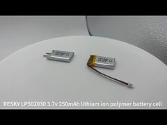 502030 3.7v 250mAh batteria ricaricabile ai polimeri di litio