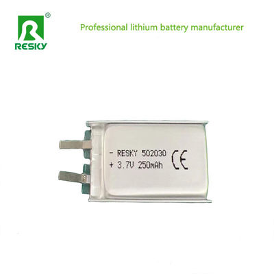 comprare Batterie Lipo ricaricabile 502030 3.7v 250mAh celle batteria agli ioni di litio per audiovisivi fabbricazione online