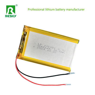comprare Batteria ricaricabile in polimero di litio 115181 105080 3.7V 5000mAh per luce solare online manufacture