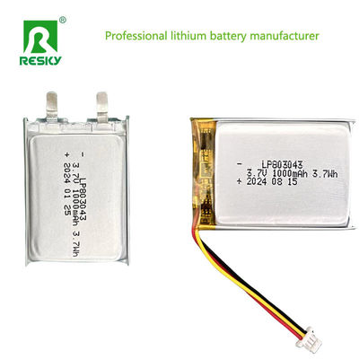 comprare Batterie ricaricabili al litio polimeriche Lipo Battery Cell 803040 3.7V 1000mAh online manufacture