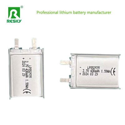 comprare Celle di batteria Lipo personalizzate 552535 3.7V 430mAh 400mAh Potenza online manufacture