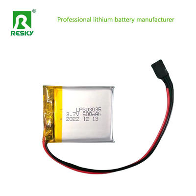comprare 603035 Batteria al litio polimerico Cella 3.7V 600mAh Batterie ricaricabili Li-polimero online manufacture