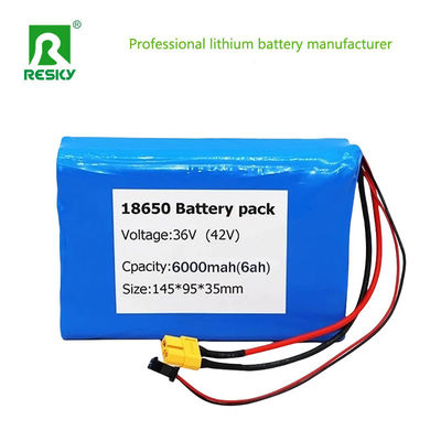 comprare Batteria per scooter elettrico 36V 6Ah 10s3p Ricaricabile 18650 Batteria Li-Ion fabbricazione online