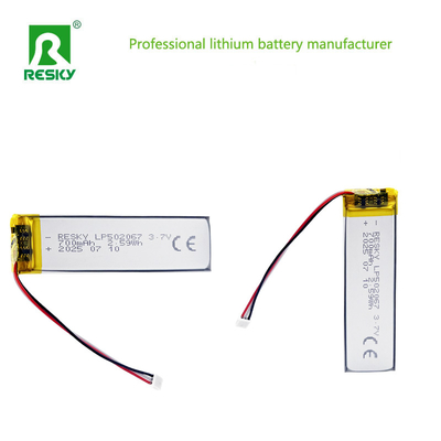 comprare Batteria al litio ricaricabile 502065 3.7V 700mAh per smartwatch fabbricazione online