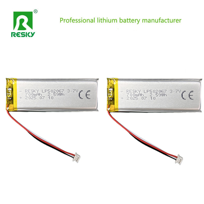 comprare Batteria ricaricabile al litio 502067 3.7V 700mAh Cella al litio per dispositivi di bellezza portatili fabbricazione online