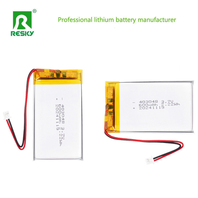 comprare Batteria ricaricabile in Li-polimero 403048 3.7V 600mAh 2.22wh Cella al litio per dispositivo portabile fabbricazione online