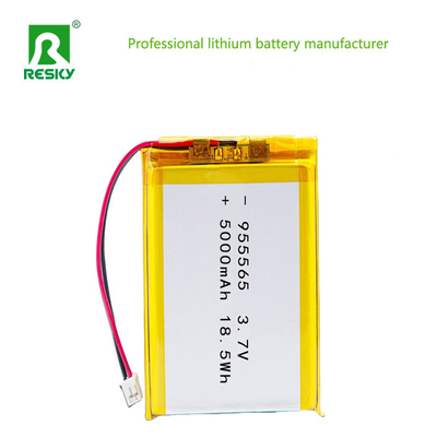 comprare Cella al litio LP955565 3.7V 5000mAh 18.5wh Batteria solare al litio polimerico per massaggiatore portatile fabbricazione online