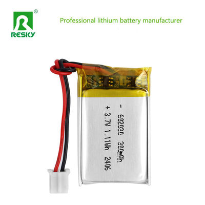 comprare Batteria ricaricabile in Li-Polymer LP602030 3.7v 300mAh 1.11wh fabbricazione online