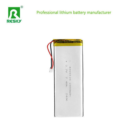 comprare Rechargeable Lithium Polymer Battery Cell 4030130 3.7V 2000mAh 7.4wh Lipo Battery Cell fabbricazione online