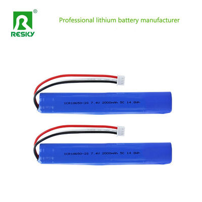 comprare Power Batteries 18650 2S1P 7.4V 2000mAh 2600mAh 5C Lithium Ion Battery Pack  With MSDS/UN38.3 fabbricazione online