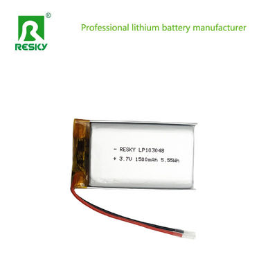 Batteria al litio polimerico 3.7V 1500mAh 103048 Per apparecchiatura digitale