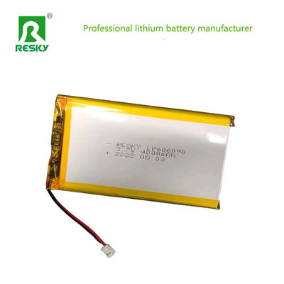 Potenza Batteria al litio polimerico Cella 606090 3,7V 4,2V 4000mAh 14,8Wh Batterie Lipo