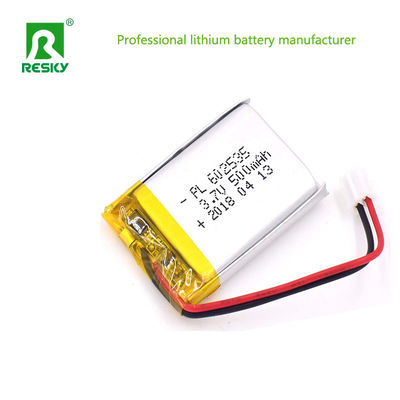 Batteria al litio polimerico quadrato 602535 3.7V 4.2V 400mAh Per Smart Watch