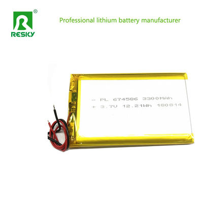 Batteria portatile al litio polimerico 104060 3000mAh 3.7V 4.2V Lipo