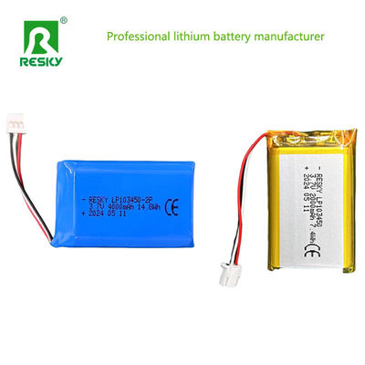 2s Batteria al litio polimerico 103450 7,4v 2000mAh 14,8wh Batterie agli ioni di litio