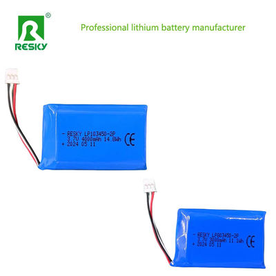 Batterie piatte al litio polimerico 803450 2p 3.7V 1500mAh 3000mAh Batterie di potenza