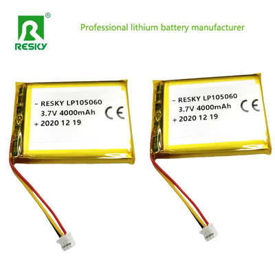 105060 Batterie Lipo al litio polimerico 3.7V 4000mAh Per altoparlante Bluetooth