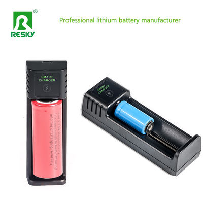 1 slot caricabatterie cilindrica per batterie 3.7V 3.6V ricaricabile LiFePO4 18650 26650 21700 batteria