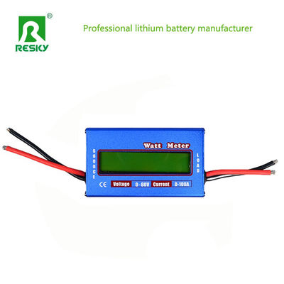 60V contatore di potenza CC Accessori RC 100A Wattmetro digitale Per batteria al litio RC