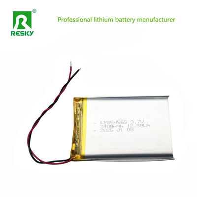 854565 Batteria al litio polimerico Cellula 3400mAh 3.7V Sacchetto Lipo Li-Polymer Batterie