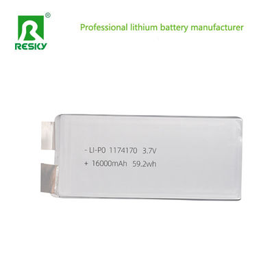 RC Lithium Cell 1174170 10874170 3.7v 16000mAh 10C RC Drone Batteria agli ioni di litio