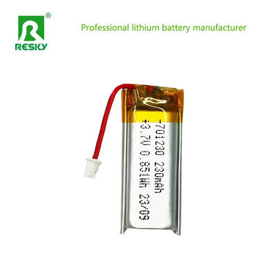 701230 portatile 3.7v 230mAh batteria ricaricabile in polimero di litio per piccoli dispositivi elettronici