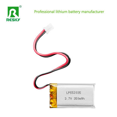 Batteria agli ioni di litio 502035 3.7v 350mAh Batteria solare ricaricabile Lipo