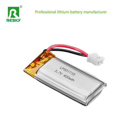 Cella solare al litio 801735 3.7v 400mAh Batteria polimerica ricaricabile agli ioni di litio