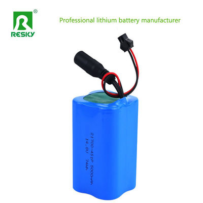 21700 5000mAh Batteria Celle 14,8v 74wh Li-Ion Battery Pack per lampadina solare a 300g