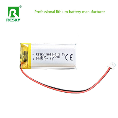 Batteria ricaricabile ai polimeri di litio 102040 902040 3,7 V 800 mAh 850 mAh cella batteria al litio